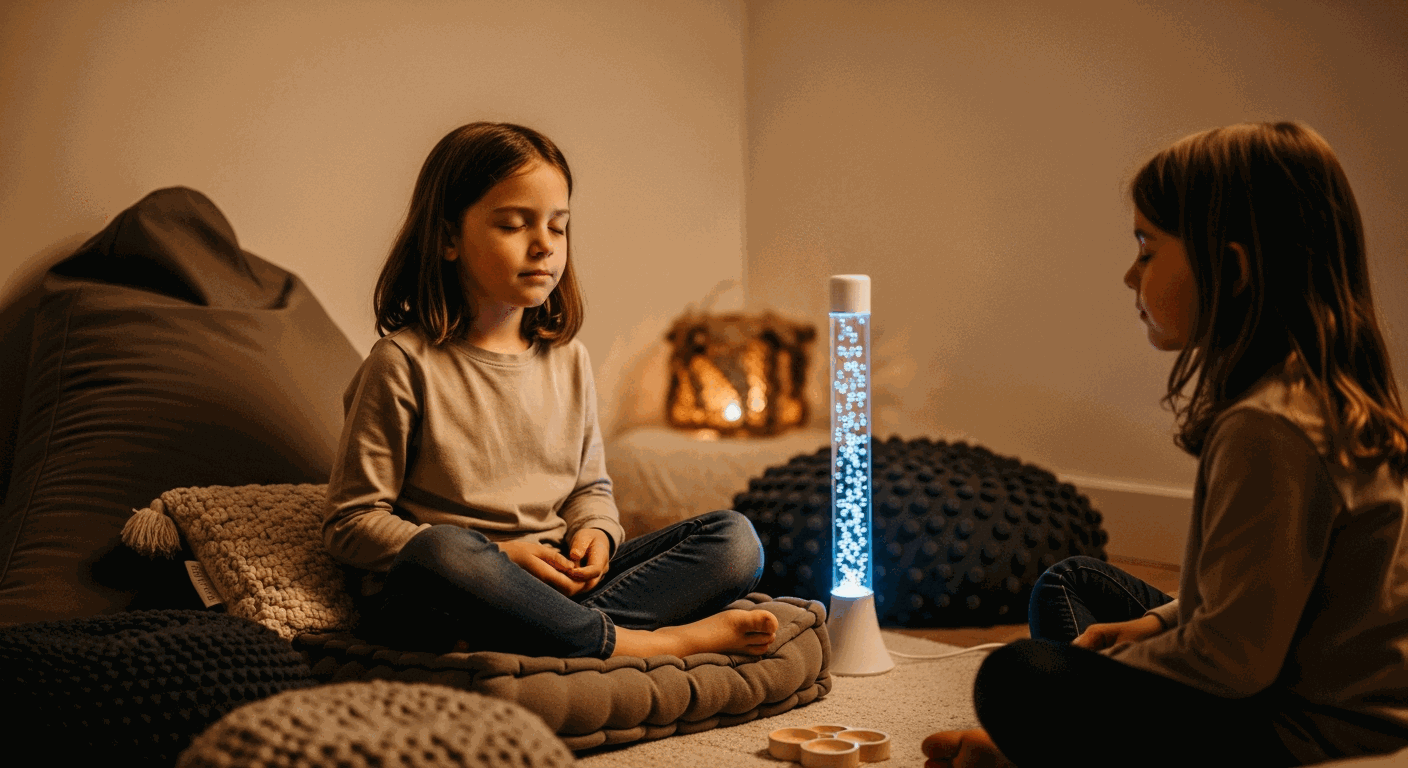 Family children’s yoga session